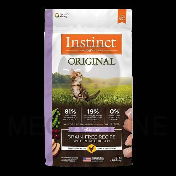 Nature's Variety Instinct 經典無穀物系列 幼貓雞肉配方乾糧 4.5lb